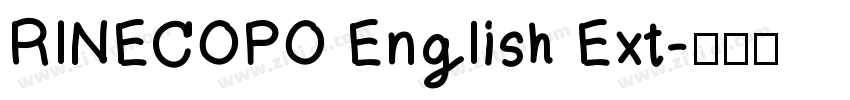 RINECOPO English Ext字体转换